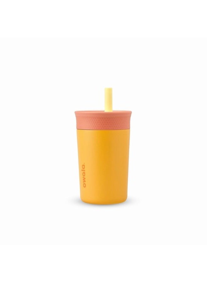 Owala Kids Insulation Stainless Steel Tumbler with Spill Resistant Flexible Stra - Image 1