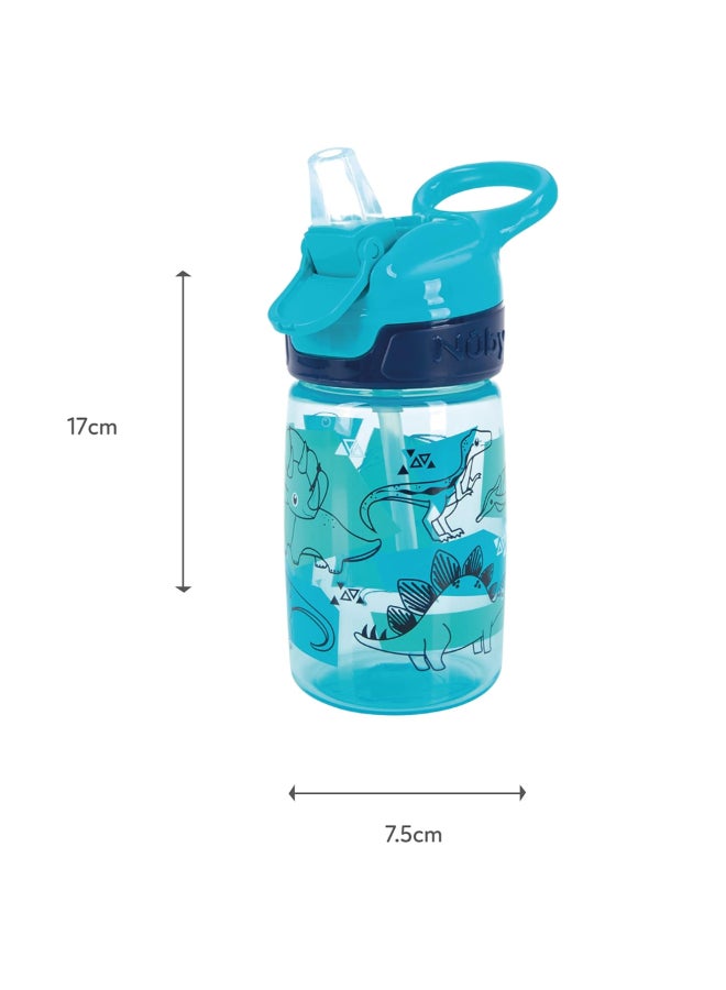 Nuby Incredible Gulp Cups, 2-Pack, Free Flow Toddler Drinking Cups for Independent Drinking, Everyday Hydration and Mealtime Use, Dinosaurs - Image 2