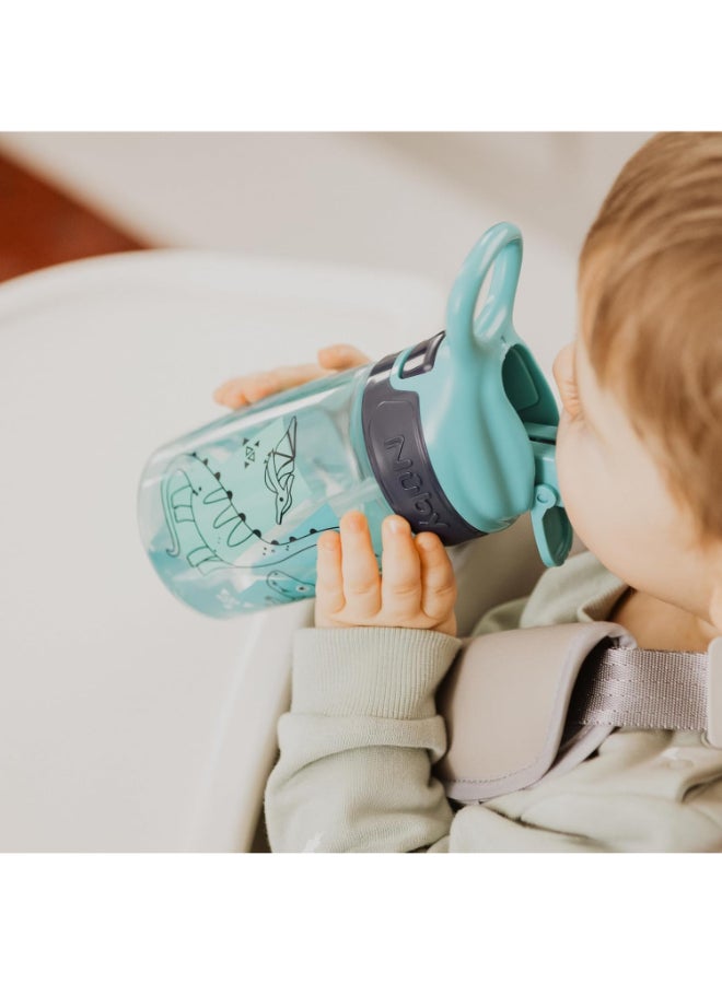 Nuby Incredible Gulp Cups, 2-Pack, Free Flow Toddler Drinking Cups for Independent Drinking, Everyday Hydration and Mealtime Use, Dinosaurs - Image 5