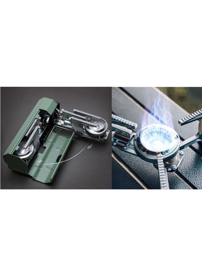 ORIONMAX Foldable Portable Butane Camping Stove 2600W, Electronic Ignition Gas Stove with Storage Bag, Fast 3-5 Min Boil, Compact Cassette Stove for Camping, Hiking, Picnic, Backpacking, RV & Emergency Use - Image 3