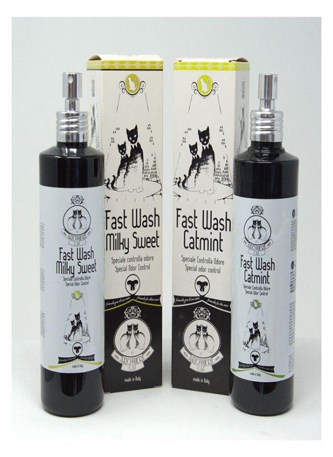 Aromiere Cat Fast Wash Milky Sweet  (Dry Shampoo Waterless) 250 ml (8.45 oz)  size  Made in Italy  - Image 2