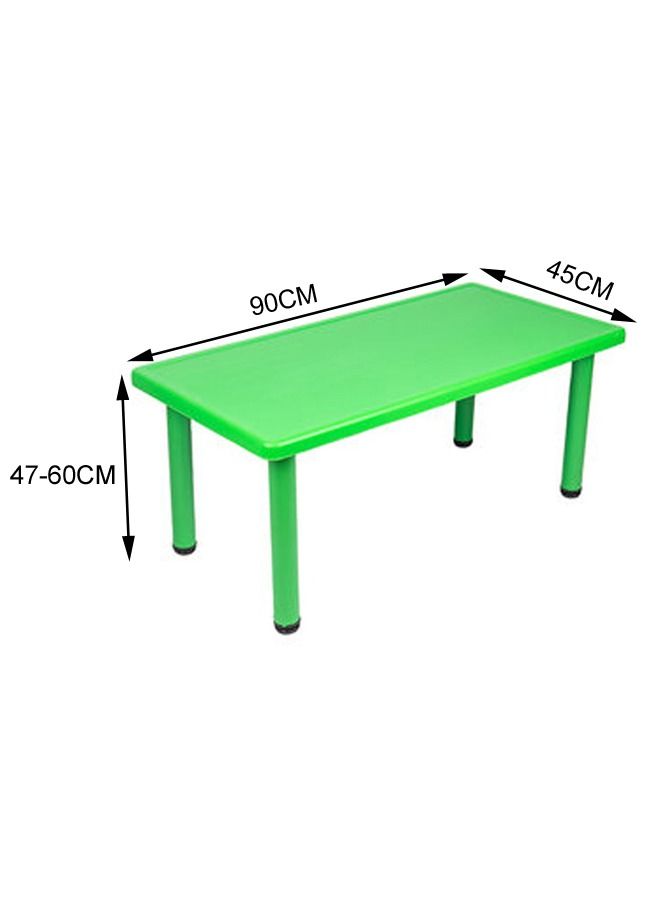 XIANGYU Kindergarten Green Square Table Early Teaching Children Learning Plastic Desks - Image 4