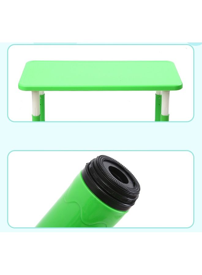 XIANGYU Kindergarten Green Square Table Early Teaching Children Learning Plastic Desks - Image 3