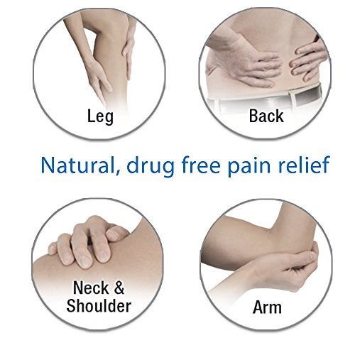 AccuRelief Complete 3-in-1 TENS Unit, EMS, Massager Device - Pain Relief Electric Muscle Stimulator with 4 Electrodes for Neck, Back, and Full Body - Image 3
