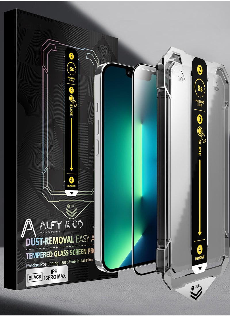 ALFY & CO Apple iPhone 13 Pro Max Screen Protector with Easy Installation Kit, Premium Grade A  - Image 2