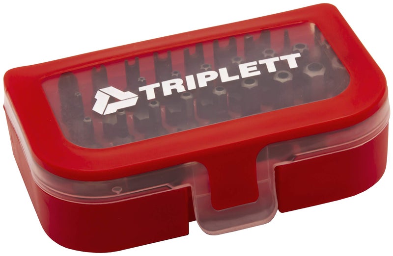 Triplett TSBK-001 Security Bit Kit 32-Piece Kit with 30 Industrial-Grade Bits for Tamper Proof Fasteners - Image 2