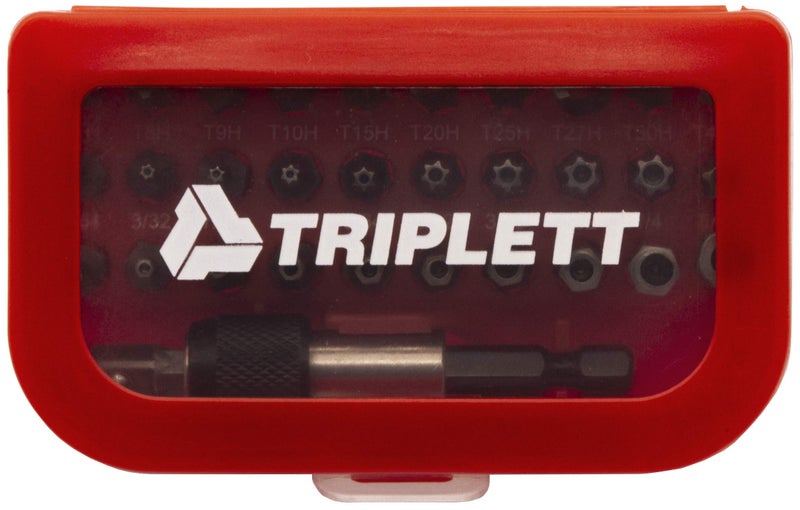 Triplett TSBK-001 Security Bit Kit 32-Piece Kit with 30 Industrial-Grade Bits for Tamper Proof Fasteners - Image 3