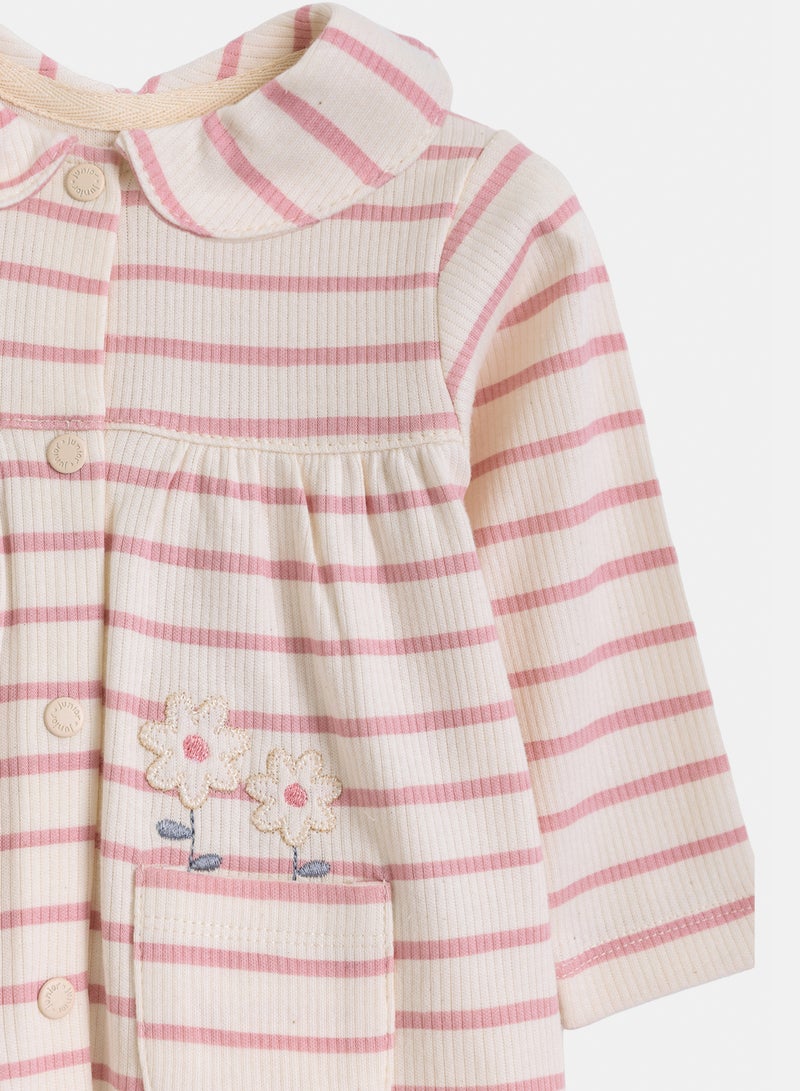 Junior Baby Girls Rose Pyjama Set - Image 1