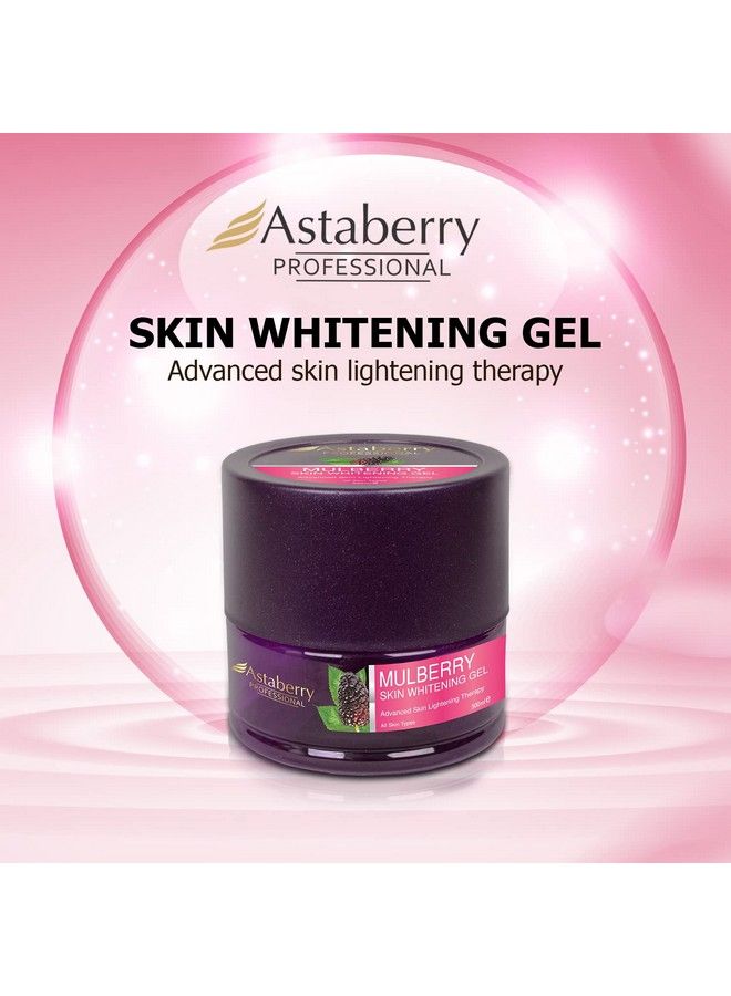 Astaberry Professional Mulberry Skin Whitening Gel 500Ml Advanced Skin Lightening Therapy; Decreases Melanin Pigmentation; Removes Blackheads & Blemishes - Image 3