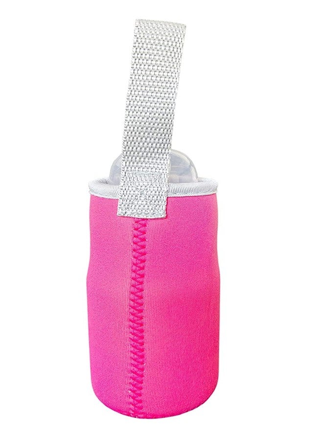 Aplam Chaplam Cute Animated Patterned Soft Stretchable Baby Feeding Bottle Cover with Easy to Hold Strap for 120ml, 150ml, 240ml (Pack of 1- Multicolor1) - Image 4