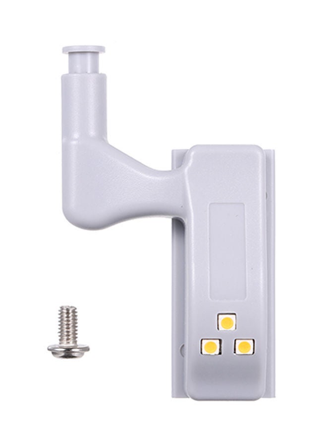 NIBEMINENT 10-Piece LED Sensor Hinge Light Lamp Grey 0.13kg