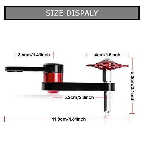 PSLER Bike Chain Tensioner with Derailleur Hanger Bike Chain Guide for Folding Bicycle Cycling Tool Replacement Accessories Red - Image 4