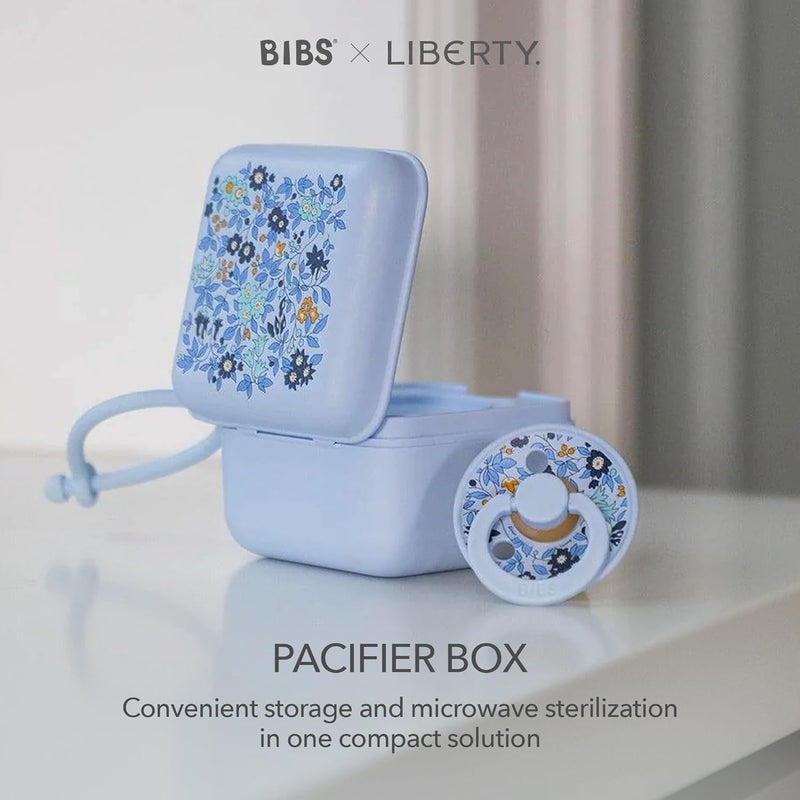 Bibs x Liberty Pacifier Box - Chamomile Lawn Baby Blue - Image 2
