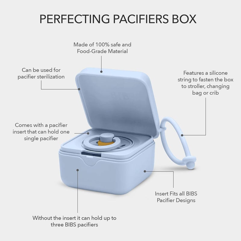 Bibs x Liberty Pacifier Box - Chamomile Lawn Baby Blue - Image 3
