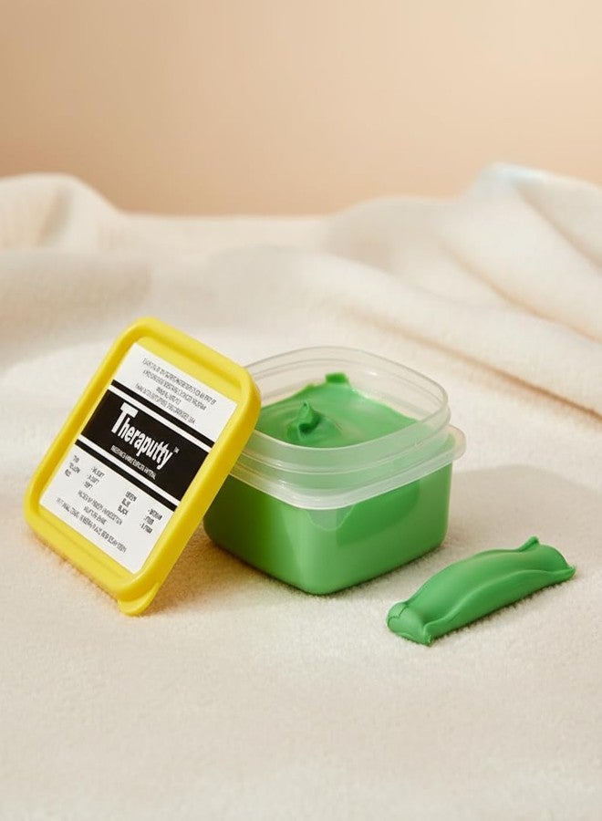 THERAPUTTY Exercise Putty MEDIUM GREEN 50g | Hand Therapy Putty for Strength | Grip | Finger Rehabilitation (GREEN) - Image 1