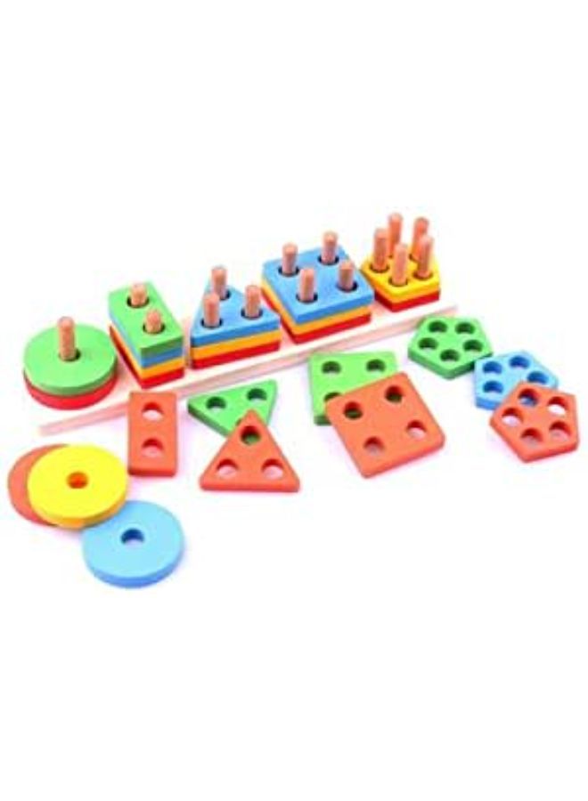 Geometric five sets of columns