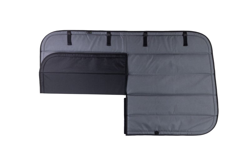VanEssential Insulated Blackout Crew Window Cover Designed for Ford Transit Van Year 2015 to Current with NO Plastic Trim - Charcoal Gray - Image 3
