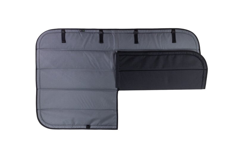 VanEssential Insulated Blackout Crew Window Cover Designed for Ford Transit Van Year 2015 to Current with NO Plastic Trim - Charcoal Gray - Image 4