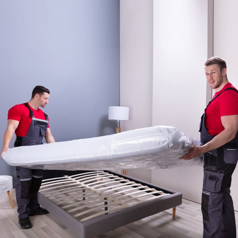 Uboxes Moving Supplies (1 Pack) Full Size Mattress Bag 54" x 12" x 90" mattress covers - Image 5