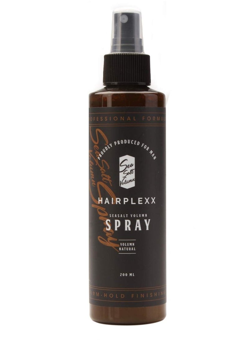 Hairplexx - Hairplexx Sea Salt Volume Hair Spray- Create Natural Thick and Volumizing Hair Look with Matte Finish and Mild Hold, Paraben Free 200ml / 6.7oz - Image 1