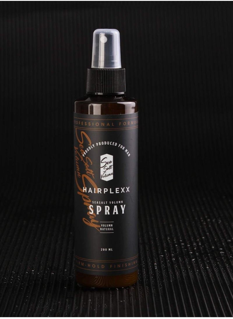 Hairplexx - Hairplexx Sea Salt Volume Hair Spray- Create Natural Thick and Volumizing Hair Look with Matte Finish and Mild Hold, Paraben Free 200ml / 6.7oz - Image 1