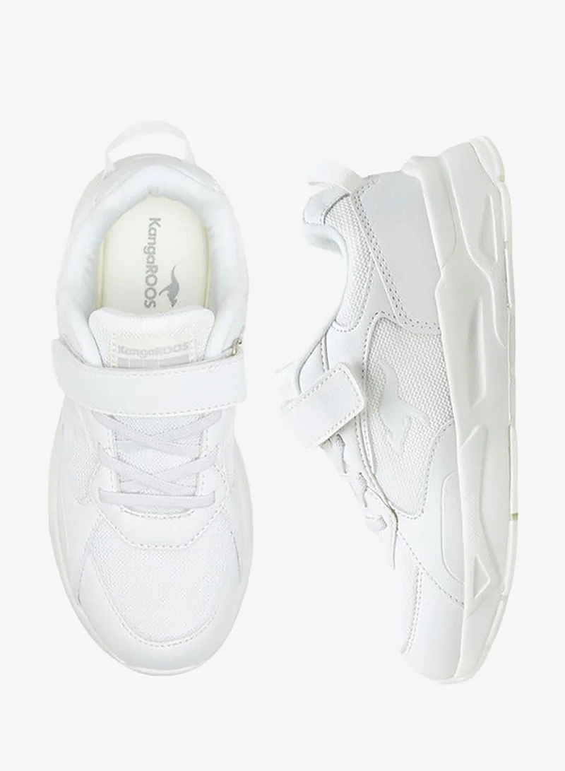 kangaROOS Boys' Textured Sports Shoes with Hook and Loop Closure