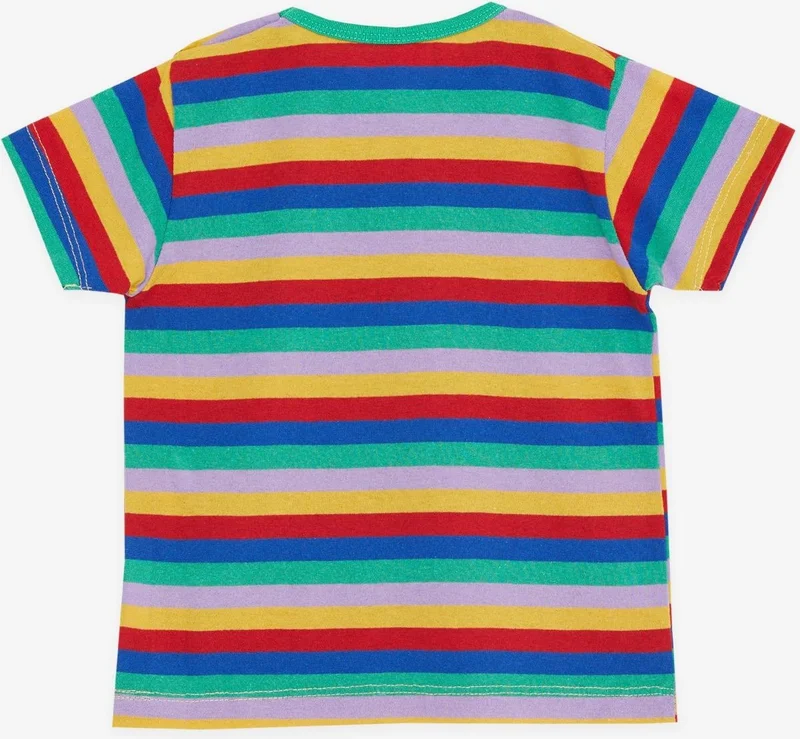 Breeze Boy's T-Shirt Patchwork Striped Puppy Printed 1-4 Years, Mixed Color
