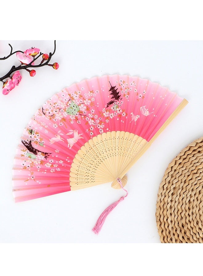 New Retro Chinese Hanfu Dress Imitation of Tang and Song Dynasties Girls' Dress Pink - Image 2