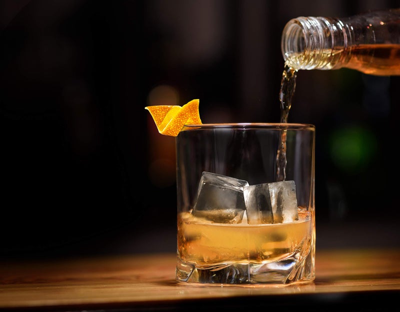 Dexas ice•ology Silicone Clear Ice Maker Tray for Crystal Clear Craft Cocktail Ice, 8 Count Cube Tray, 1.375 Inch Square Cubes - Image 5