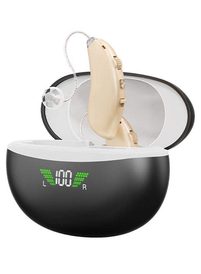 Jccgoo Rechargeable Hearing Aids for Seniors' Hearing Loss (Not Amplifier) - Latest 16-Channel Digital OTC Hearing Aid with Intelligent Noise Cancellation, 5-Day Long-Lasting Battery, Medical-Grade Materia  - Image 1