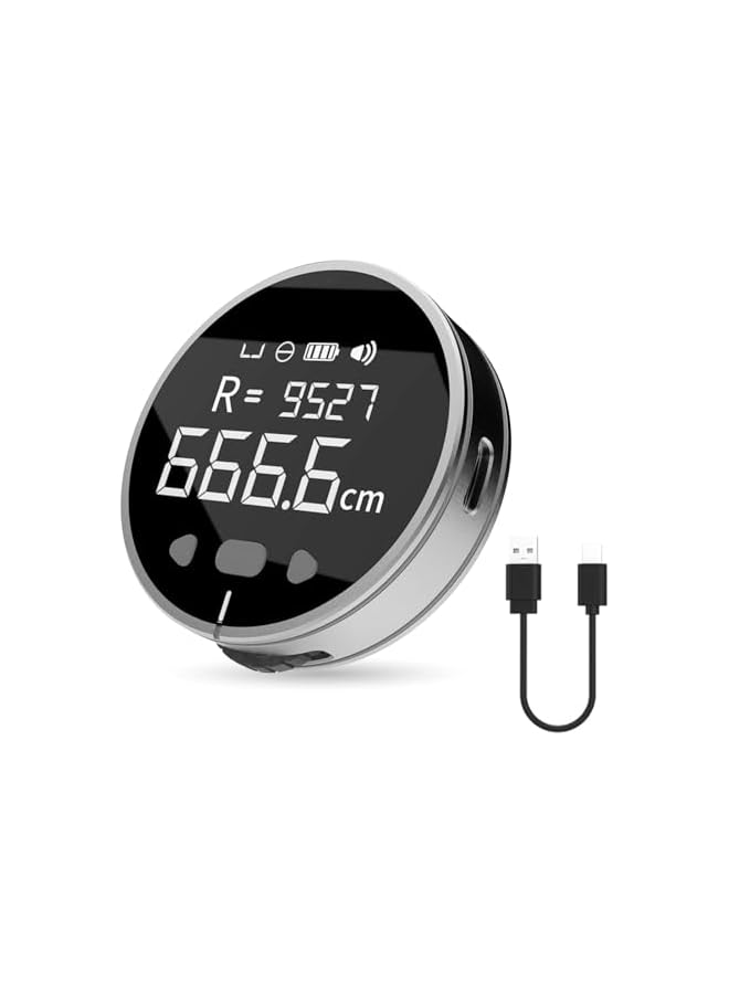 PROMASS promass 328FT Electronic Digital Tape Measure, Rechargeable Smart Long Distance Rolling Measuring Tool, Handheld Range Finder for Flat Curved Diameter Odd Shape, High Precision  - Image 1