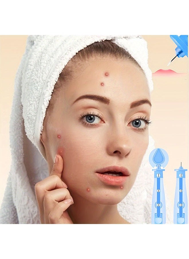 Generic - 50-Piece Disposable Blackhead and Blemish Remover Tools for Acne, Whitehead, Comedone Removal,Pimple Popper Set for Salon and Home Use - Image 1
