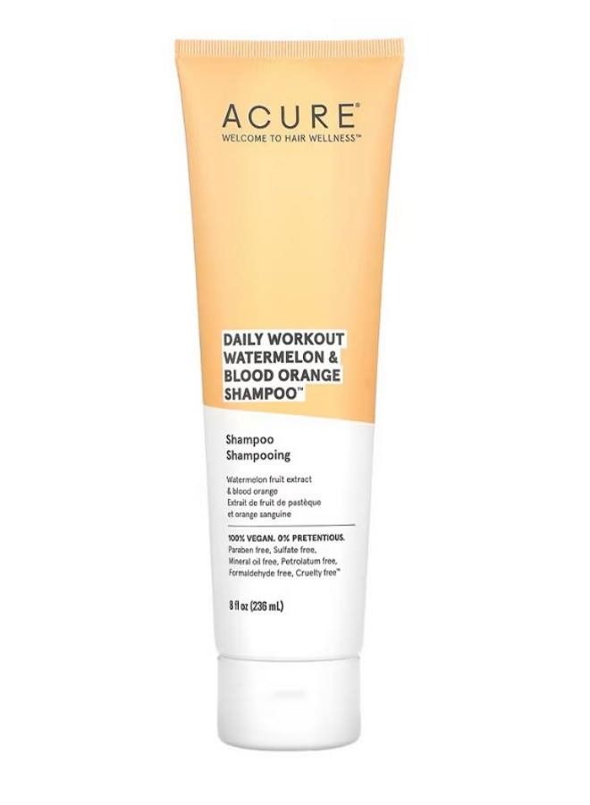 Acure Daily Workout Watermelon  Blood Orange Shampoo 8 fl oz 236 ml - Image 1