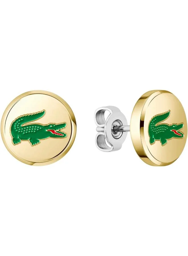 ARTHOR Collection Stud Earrings Enamel Lacoste Crocodile