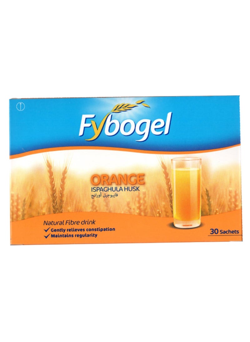 Fybogel Natural Fibre Drink- Orange Sachets 30s