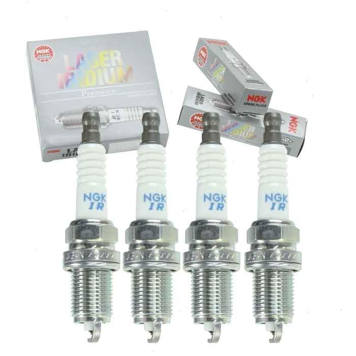 Sixity Auto 4 pc NGK Laser Iridium Spark Plugs compatible with Toyota Corolla 1.8L 2.4L L4 2000-2012 - Image 2