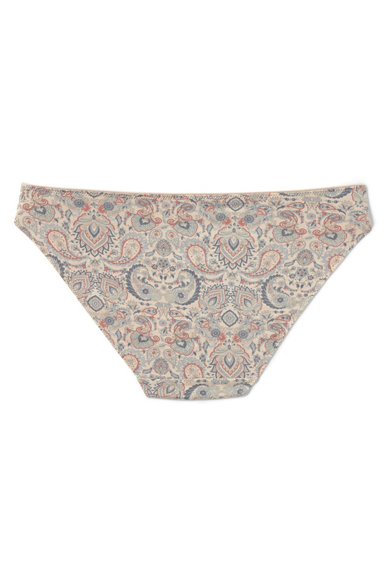 Tchibo Women 4 Pack Paisley Slip Panties, Light Blue/White/ Combo  - Image 3