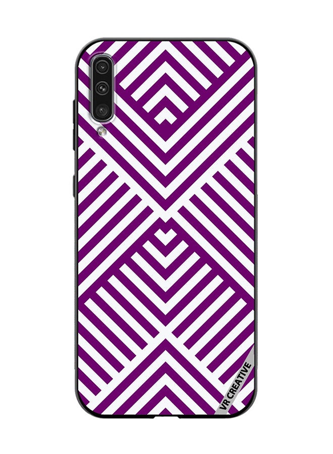 VR CREATIVE Protective Case Cover For Samsung Galaxy A50/A50s Strips Design Multicolour - Image 1