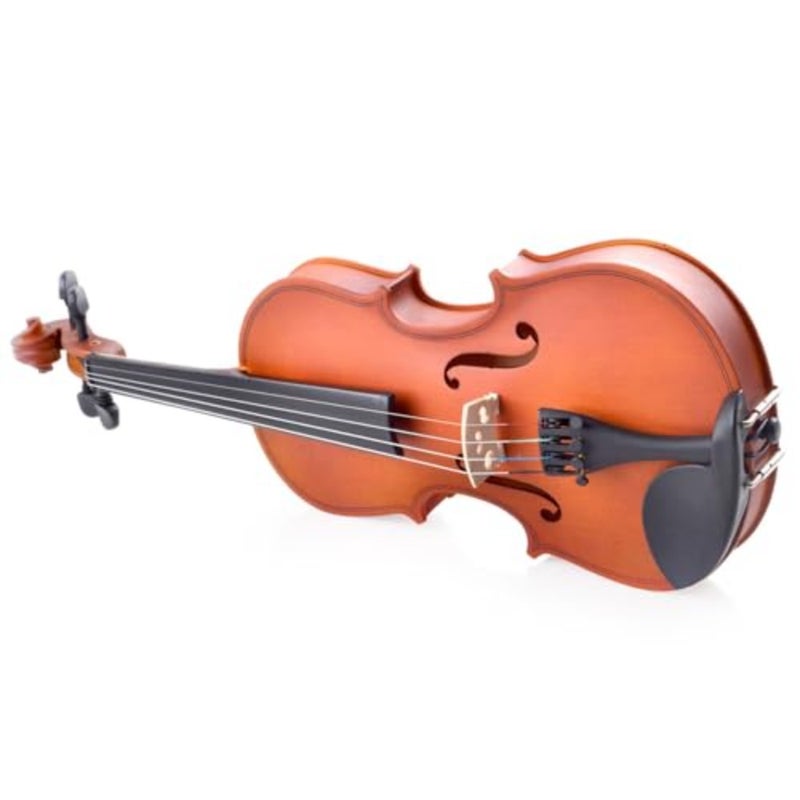 Violin Set Full Size for Beginner Student Fiddle Starter Kit for Adults with Brazilwood Bow, Violin Sticker, Bridge, Rosin and Lightweight Case Solid Wood 4/4-Matte - Image 3