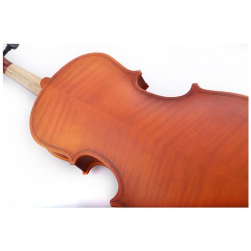 Violin Set Full Size for Beginner Student Fiddle Starter Kit for Adults with Brazilwood Bow, Violin Sticker, Bridge, Rosin and Lightweight Case Solid Wood 4/4-Matte - Image 5