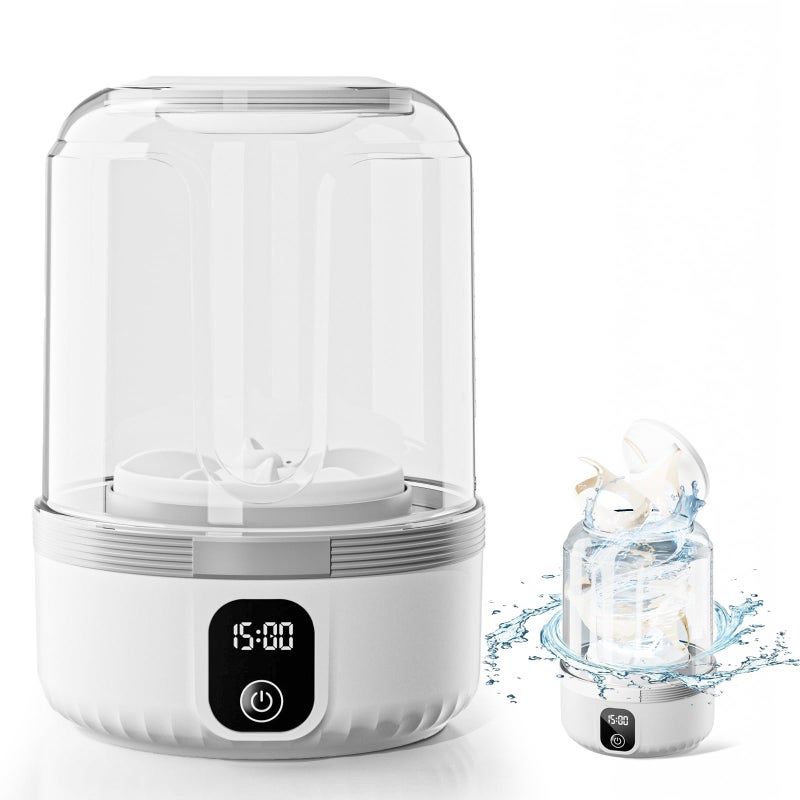 scbestuygo Underwear Washing Machine, Upgrade Mini Portable Washing Machine Rechargeable Underwear Washing Machine Deep Cleaning Small Clothes for Apartment, Dorm, RV, Travel and Hotel Use - Image 1