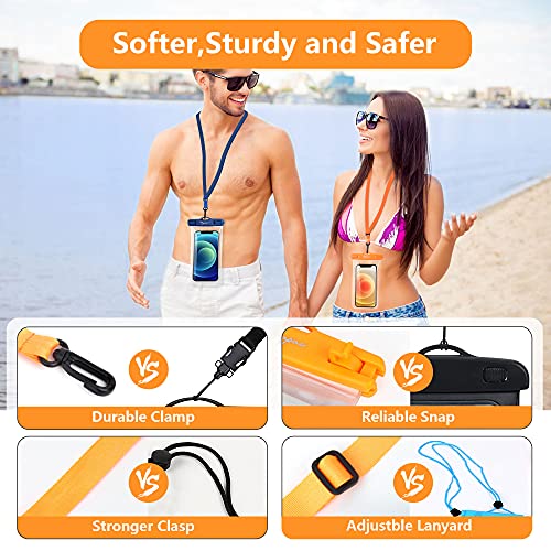 Rynapac Waterproof Phone Pouch Bag - 7.5in Water Proof Cell Phone Case for Beach Travel, IPX8 Dry Bag with Lanyard for iPhone 17 16 15 Pro Max Galaxy S25 S24 Ultra, Cruise Ship Essentials 2025 - Image 5