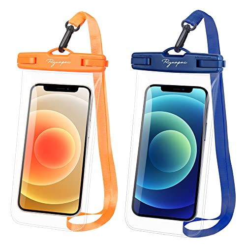 Rynapac Waterproof Phone Pouch Bag - 7.5in Water Proof Cell Phone Case for Beach Travel, IPX8 Dry Bag with Lanyard for iPhone 17 16 15 Pro Max Galaxy S25 S24 Ultra, Cruise Ship Essentials 2025 - Image 1