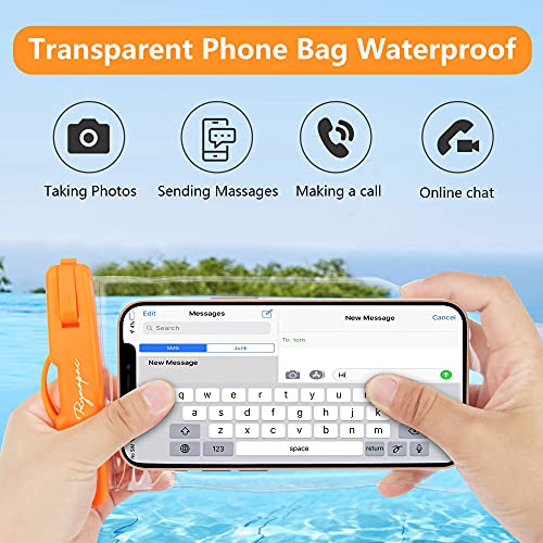 Rynapac Waterproof Phone Pouch Bag - 7.5in Water Proof Cell Phone Case for Beach Travel, IPX8 Dry Bag with Lanyard for iPhone 17 16 15 Pro Max Galaxy S25 S24 Ultra, Cruise Ship Essentials 2025 - Image 4