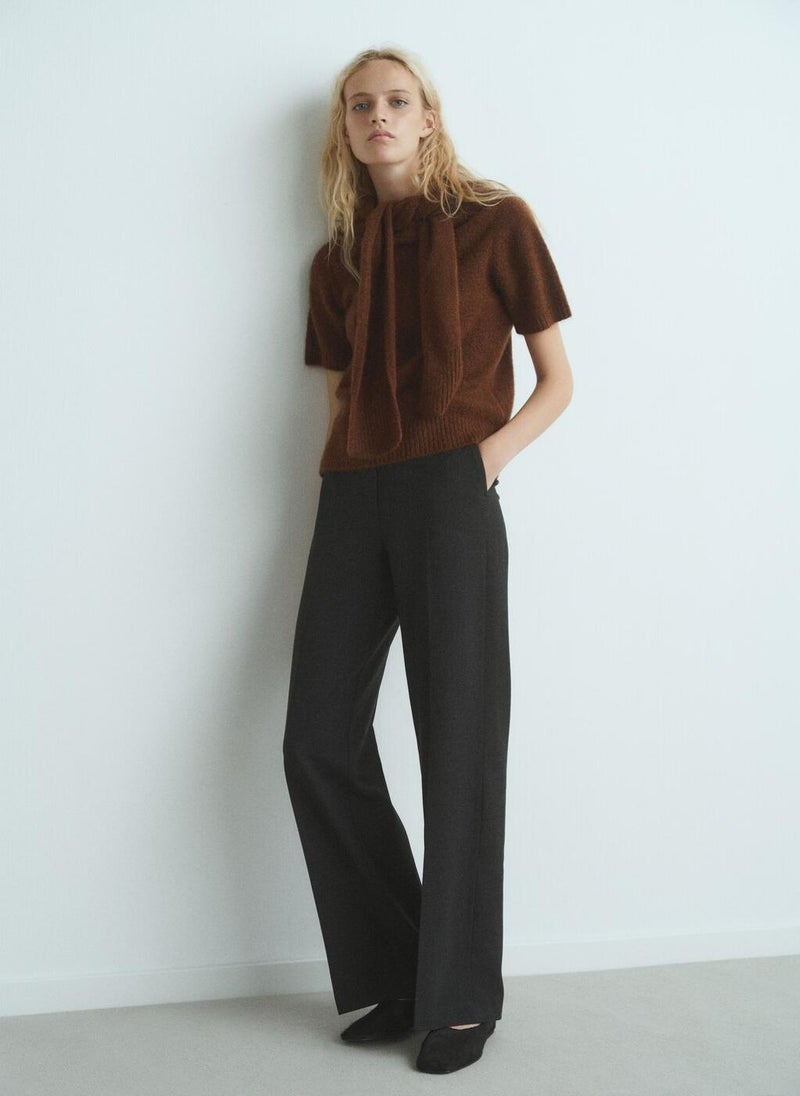 مانجو كنزة بأكمام قصيرة مدمجة - Image 5