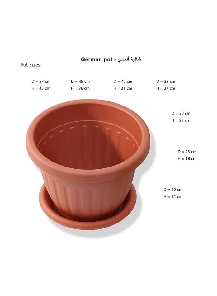 German pots – Multi size –2 Red brown color (25) - Image 3