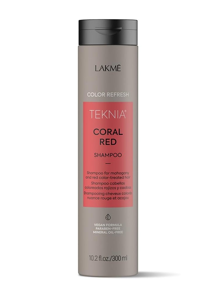 LAKME - Lakme Teknia Color Refresh Coral Red Shampoo 300ml - Image 1
