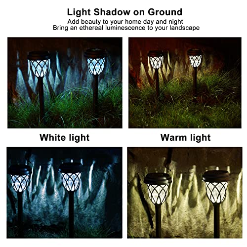 EXCMARK 10 Pack Solar Lights Outdoor Garden Pathway Solar Powered Yard Lights for Walkway Sidewalk Driveway. - Image 3