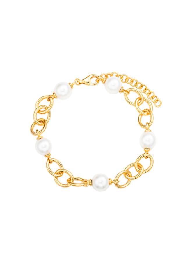 S925 Sterling Silver Of Niche Design Sense Handmade Pearl Bracelet Of Simple Fashion Jewelry 