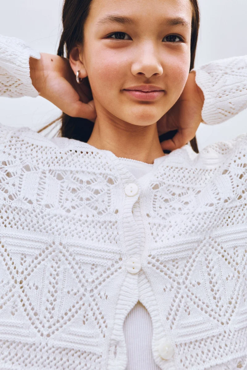 H&M Crochet-look cardigan